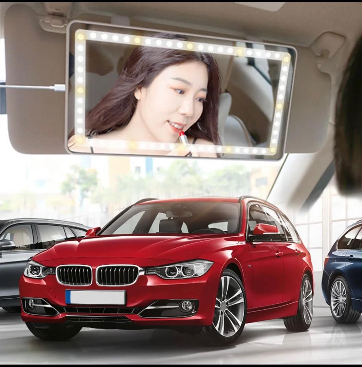 Espero con luz led para carro